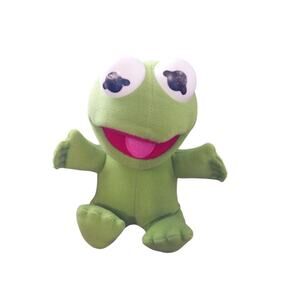 Vintage Baby Kermit Plush Toy 1987 Henson Associates 7"